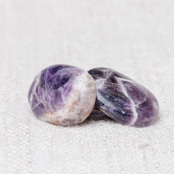 Galet Améthyste Chevron