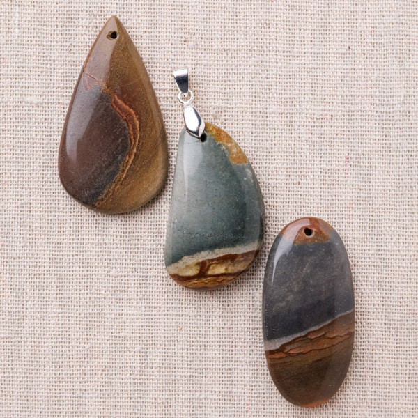 Cabochon Jaspe Polychrome