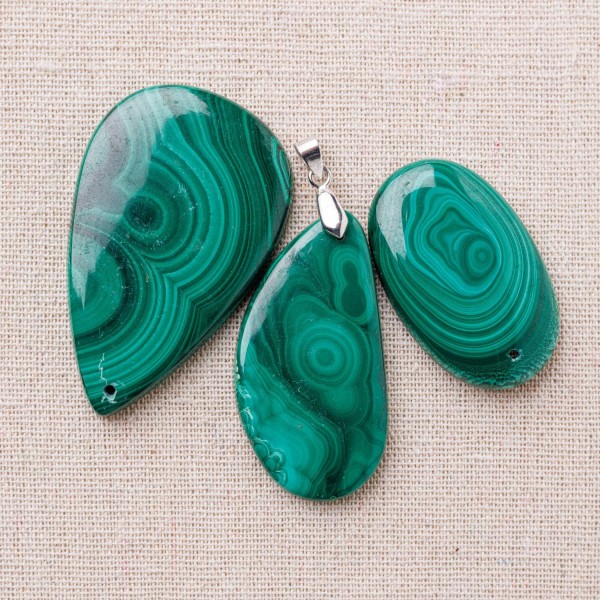 Cabochon Malachite