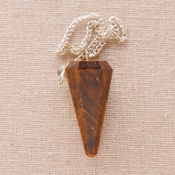 Pendule cône Œil de Tigre