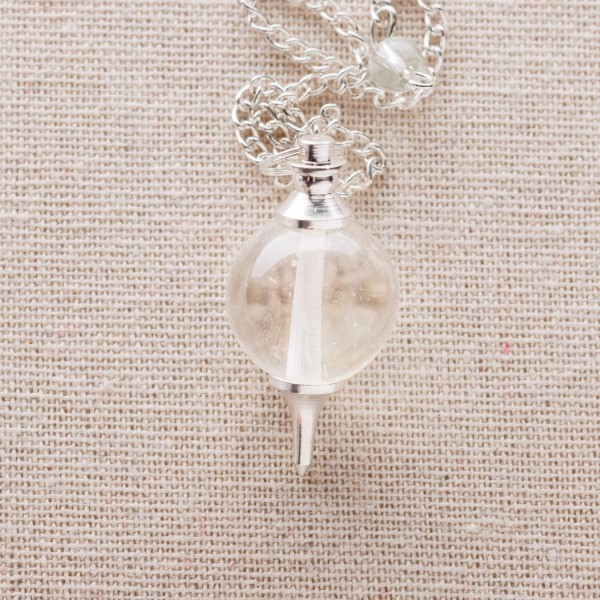 Pendule rond Cristal de Roche