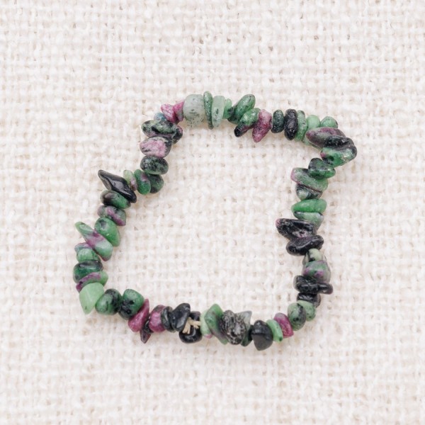 Bracelet Rubis sur Zoïsite