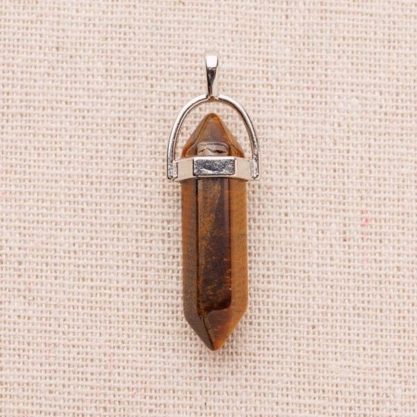Pendentif Crayon Œil de Tigre