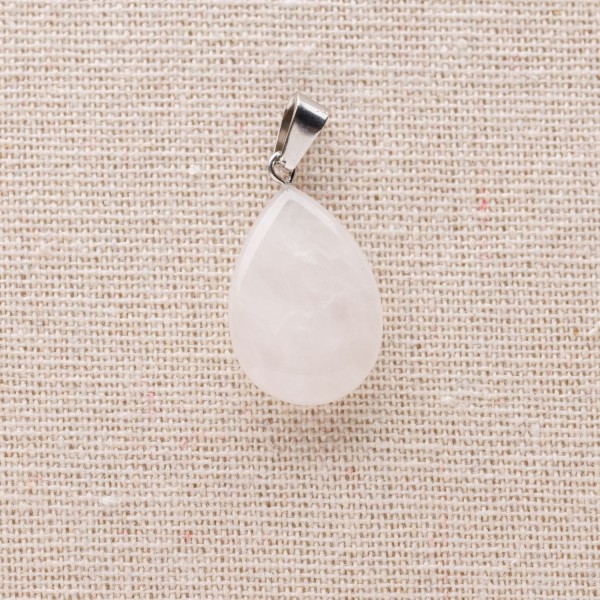 Pendentif Goutte Cristal de Roche