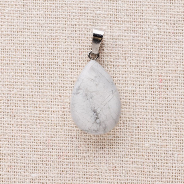 Pendentif Goutte Howlite