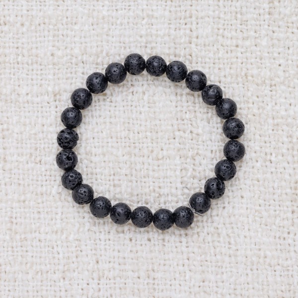 Bracelet Pierre de Lave