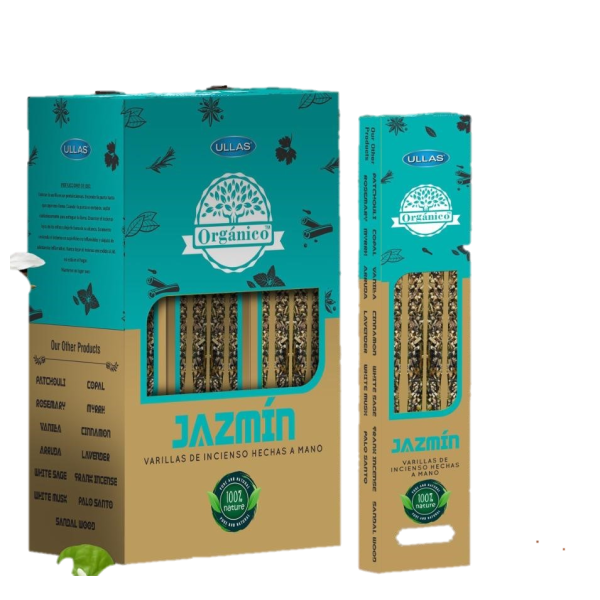 Bâtonnets d'Encens naturel JASMIN (boîte de 300 gr)