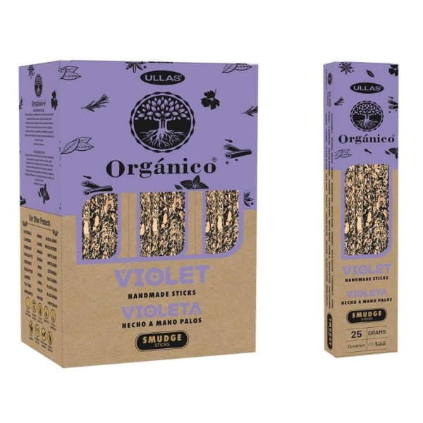 Bâtonnets d'Encens naturel VIOLET (boîte de 300 gr)