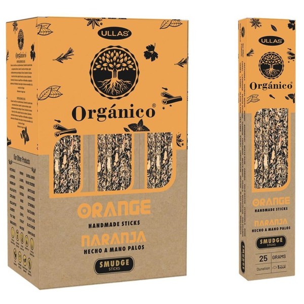 Bâtonnets d'Encens naturel ORANGE (boîte de 300 gr)