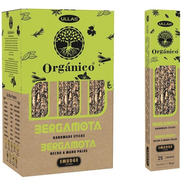 Bâtonnets d'Encens naturel BERGAMOTE (boîte de 300 gr)