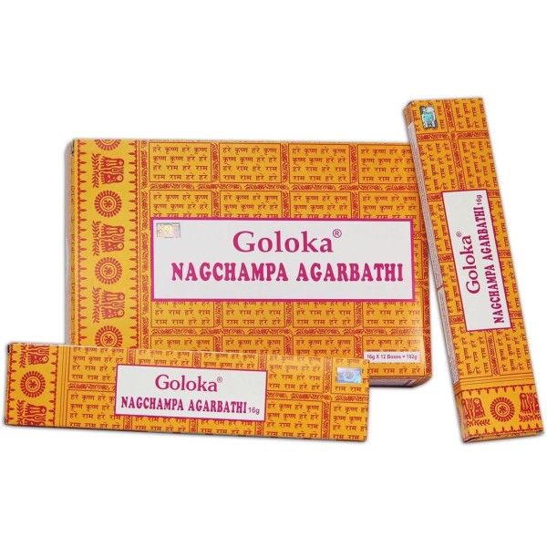 Batônnets Encens NAGCHAMPA AGARBATHI (boîte de 180 gr)
